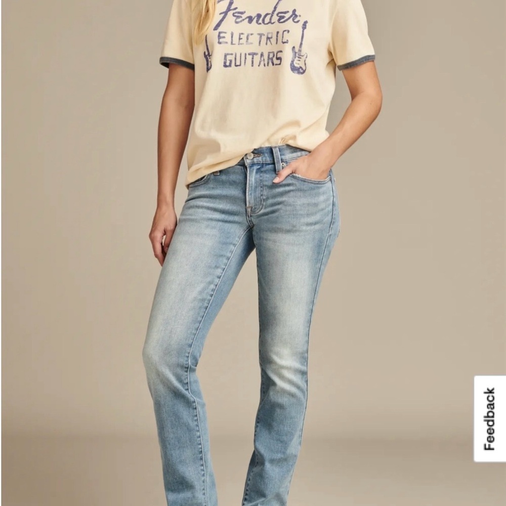 Lucky Brand Light Blue Straight Leg Jeans